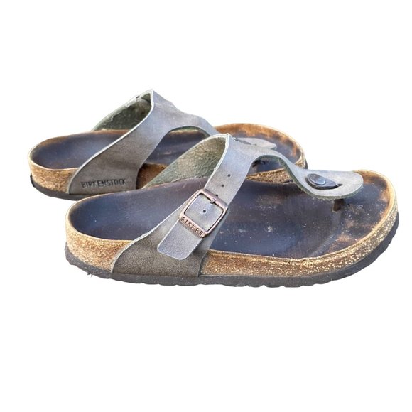 Birkenstock Gizeh Women Sandals Tan Size  EU 38 US 7.5 - Picture 7 of 7